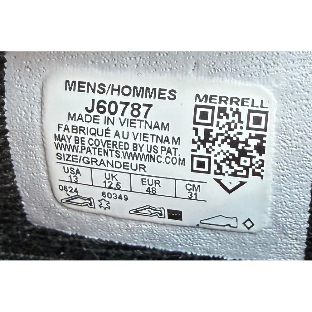 Merrell Men Jungle Moc Gunsmoke Suede Slip On Shoes J60787 Size 13 - Picture 7 of 11